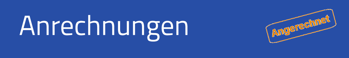 Titelbild Anrechenbarkeit